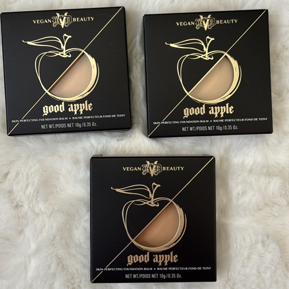 Kat Von D Good Apple Foundation - Cream shade light 010 new in box x3